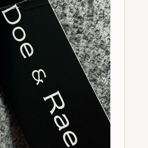 Doe & Rae Charcoal Grey Fleece Blazer Coat - Picture 11 of 11